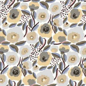 Hookedonwalls Marimekko Volume 06 Rosarium 25156 Behang Rechtstreeks Van De Fabrikant