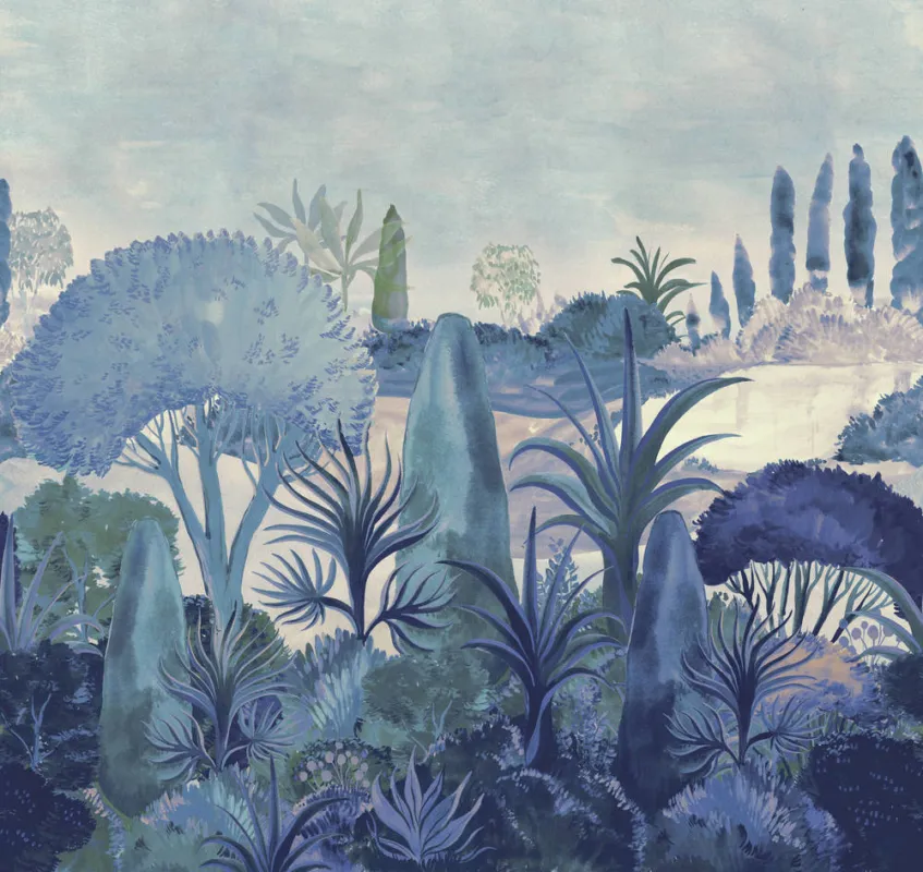 Premium Hookedonwalls Marta Cortese Botanical Landscape 37872 Fotobehang