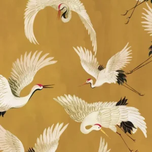 Nieuw Hookedonwalls Marta Cortese Cranes 37822 Behang