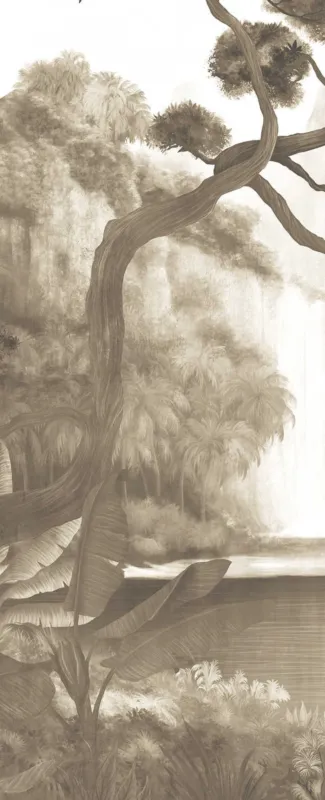 Masureel Wall Designs IV DG4TOU1011-260 Toucan Sepia Behang Finale Uitverkoop
