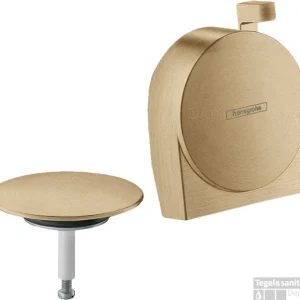 Aanbieding Hansgrohe Exafill S afbouwdeel S badvul-, overloop- en afvoergarnituur, Brushed Bronze