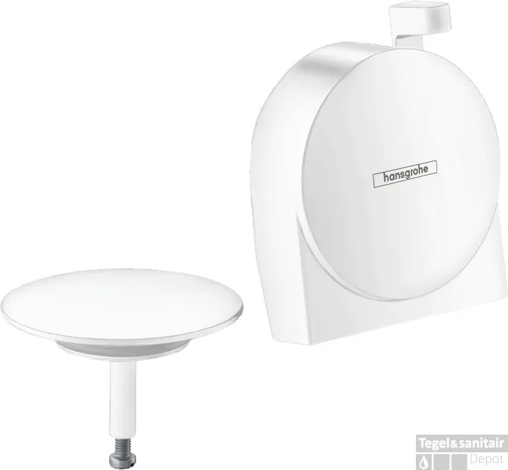 Hansgrohe Exafill S afbouwdeel S badvul-, overloop- en afvoergarnituur, mat wit Beperkte Voorraad