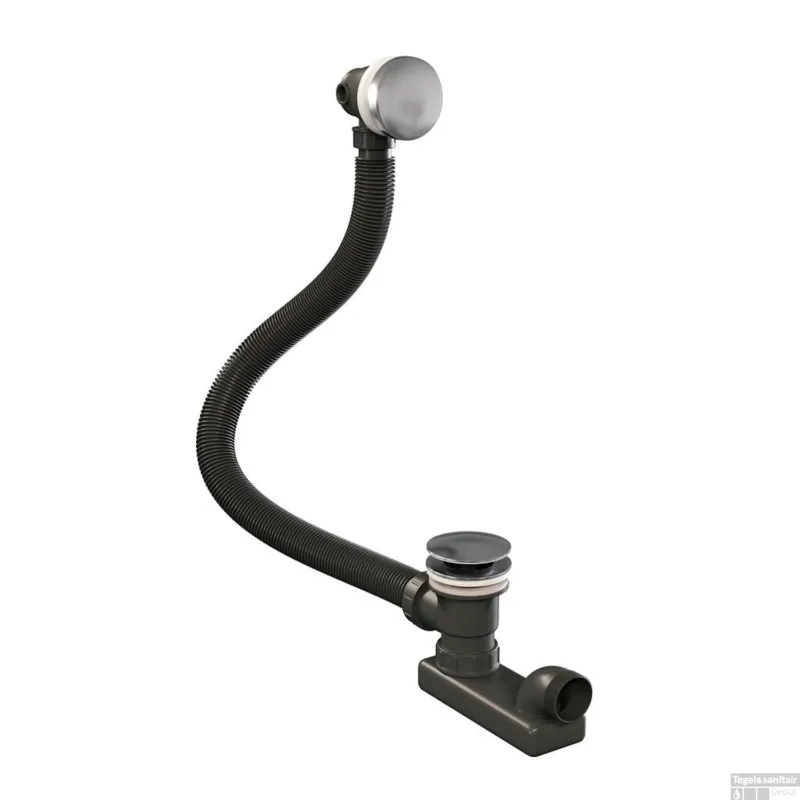 Favoriet Badafvoer met Overloop Brauer Brushed Edition Geborsteld RVS