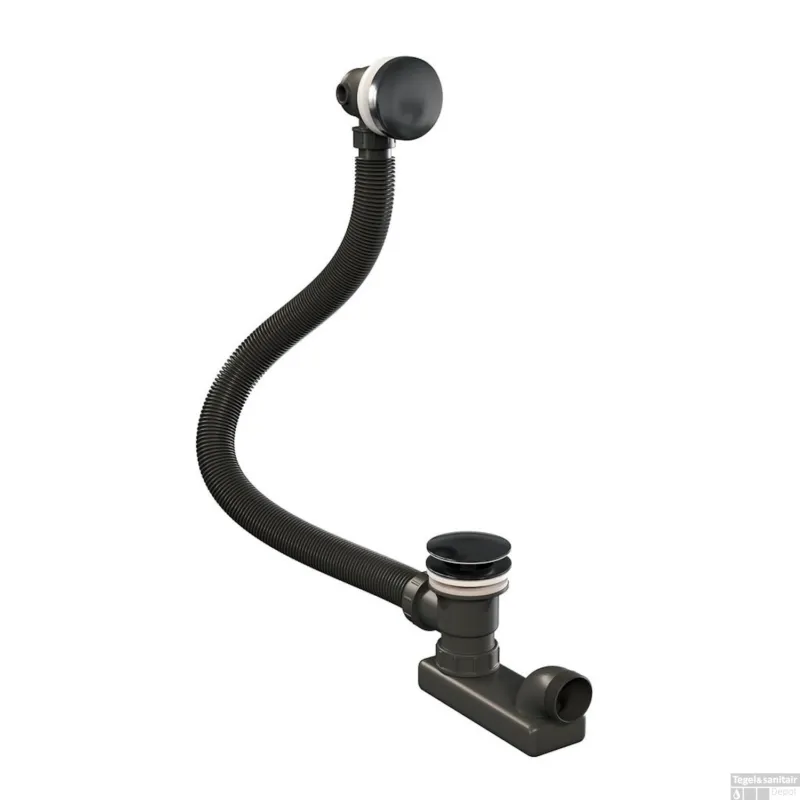 Badafvoer met Overloop Brauer Gunmetal Edition Geborsteld Gunmetal Rechtstreeks Van De Fabrikant
