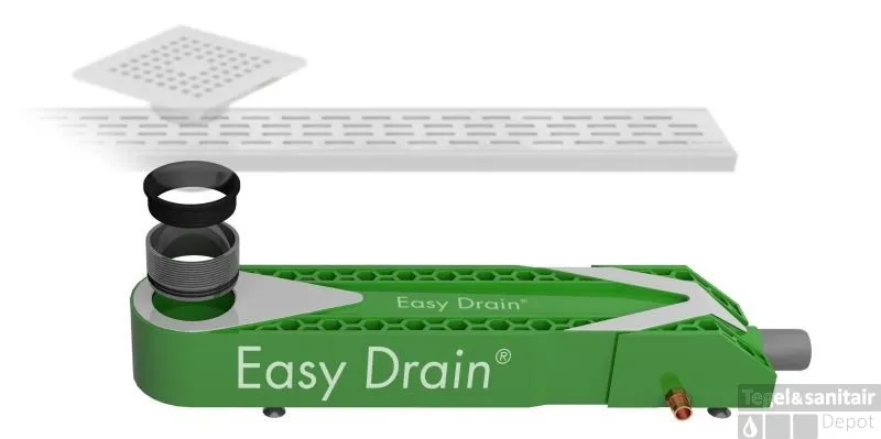 Lage Kosten Easy Drain Wtw Warmte Terug Win Systeem 65x16 Cm.h 90mm.met Sifon