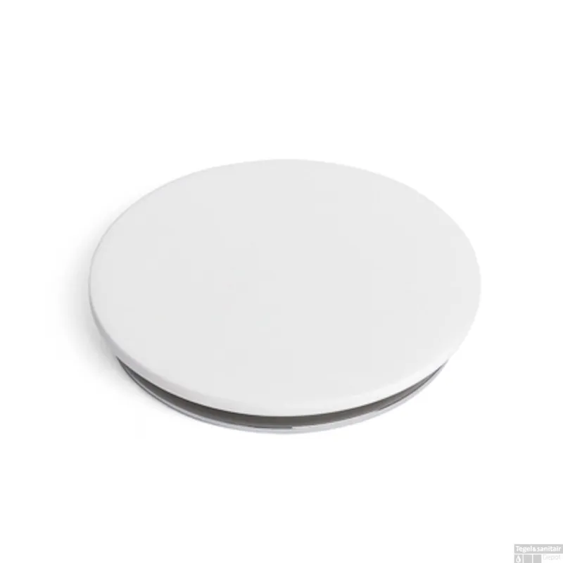 Platte Afdekcover Ideavit Solid Surface 68 mm Mat Wit Direct Verzonden