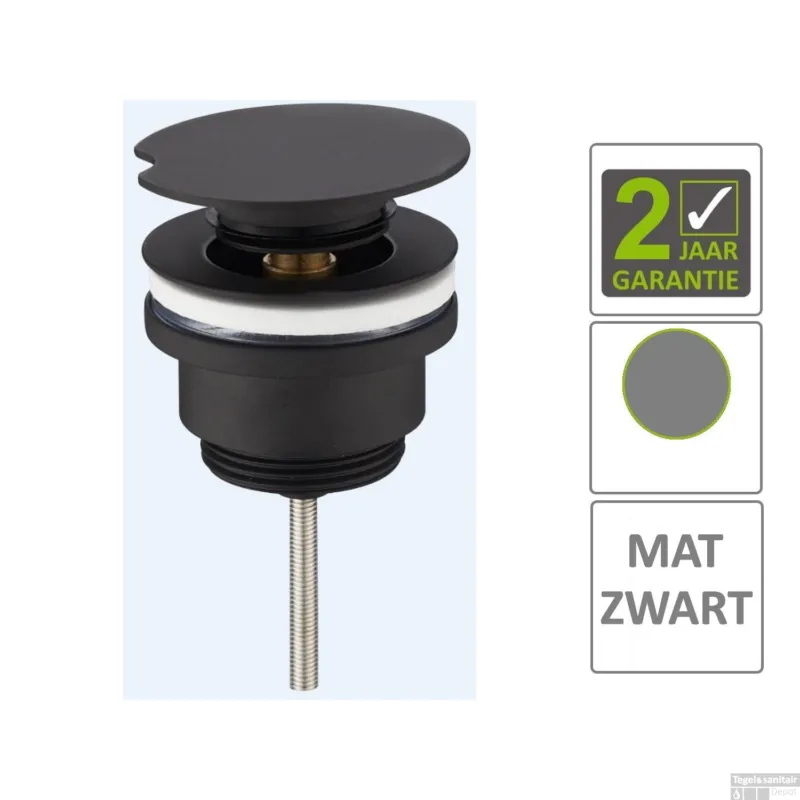 Voordeelprijs BWS Draaiwaste Luxe 5/4 Laag Mat Zwart