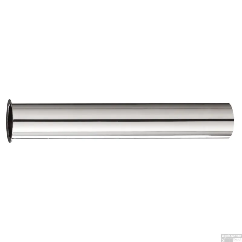 Fabrieksprijs BWS Uni Sifon Verlengbuis 20 cm met Kraag Chroom