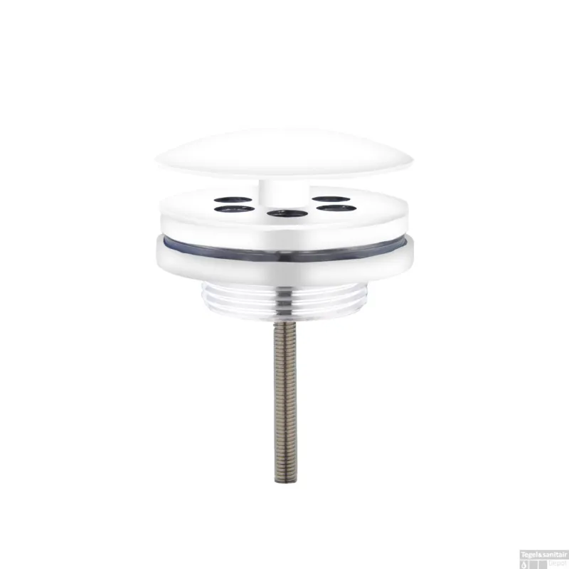 Nieuw Fontein Afvoerplug Best Design White LOW 5/4 Mat Wit