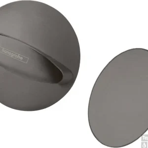 Hansgrohe Flexaplus afbouwdeel E afvoer- en overloopgarnituur, Brushed Black Chrome Laatste Kans