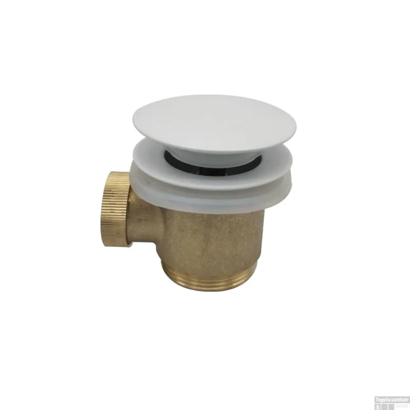 Premium Losse Clickwaste Wiesbaden Luxe Compleet 5/4 tbv Vrijstaand Bad Glans Wit