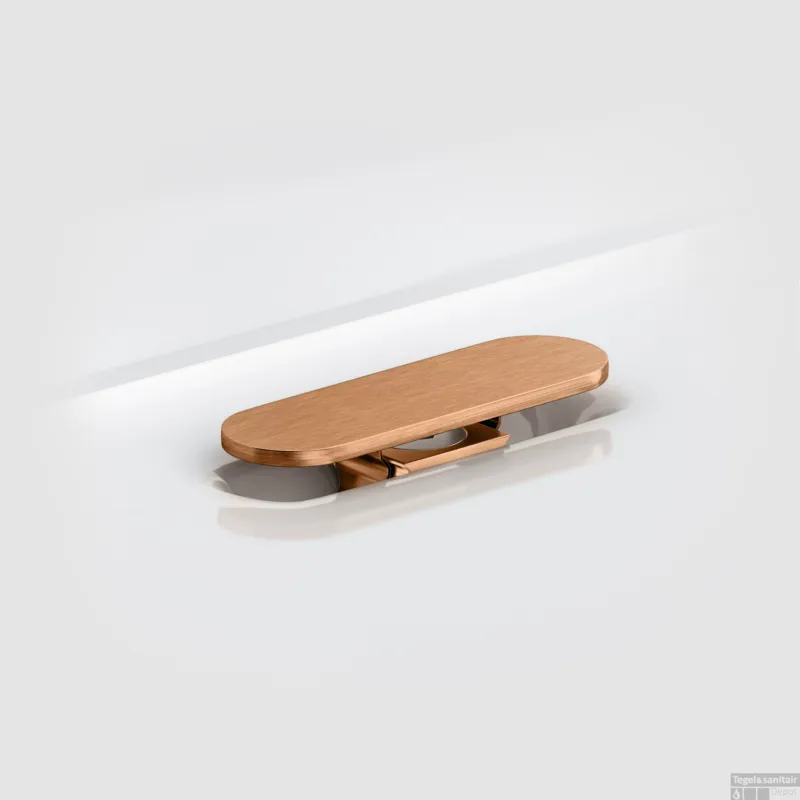 Afvoerplug en sifonaansluiting Clou First Brons Geborsteld PVD Direct Verzonden