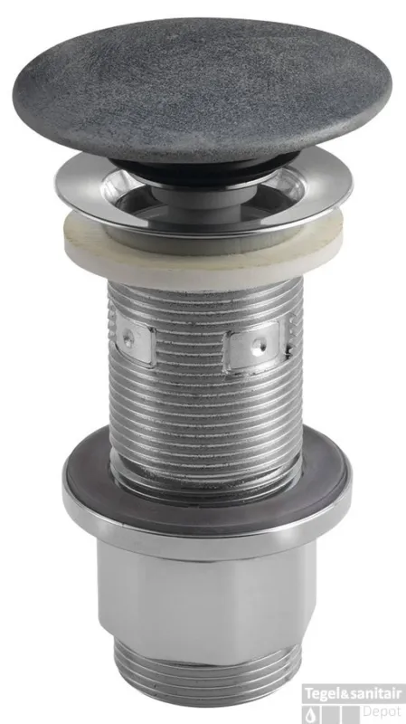 Populair Clickwaste Sapho 5/4 Beton Plug 10-80mm Mat Zilver