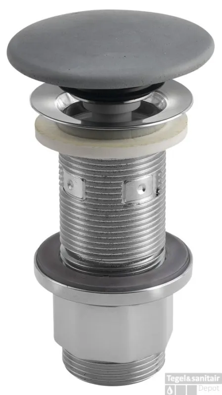 Clickwaste Sapho 5/4 Beton Plug 10-80mm Mat Grijs Lage Prijs