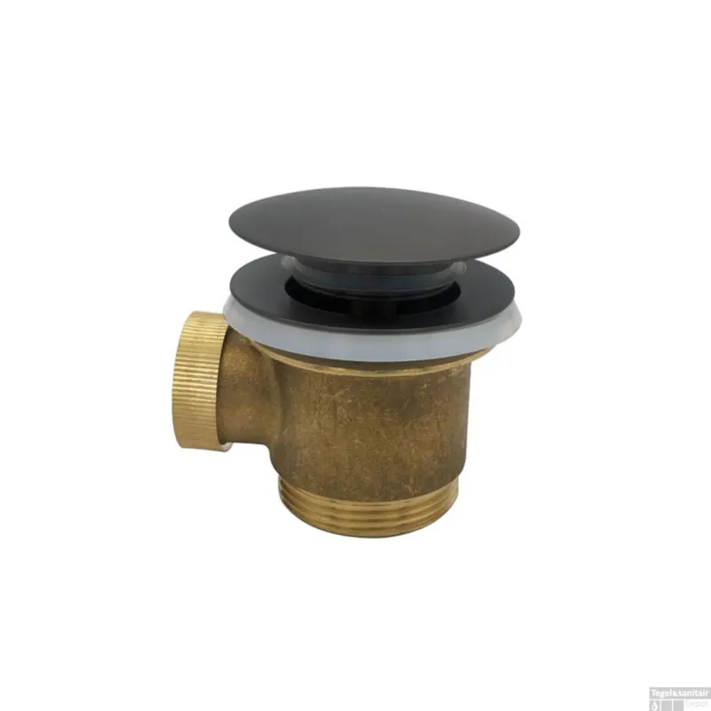 Superprijs Losse Clickwaste Wiesbaden Luxe Compleet 5/4 tbv Vrijstaand Bad Gunmetal