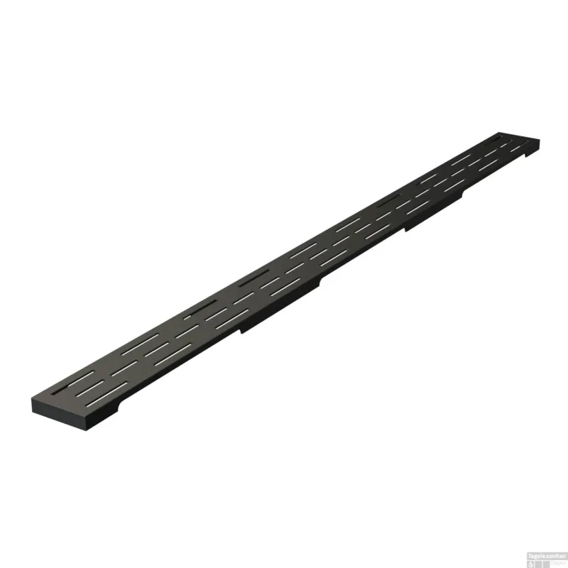 Gratis Retour Douchegootrooster Brauer StanGrid Zwart Standaard tbv Douchegoot STD/W/PS 90x7 cm