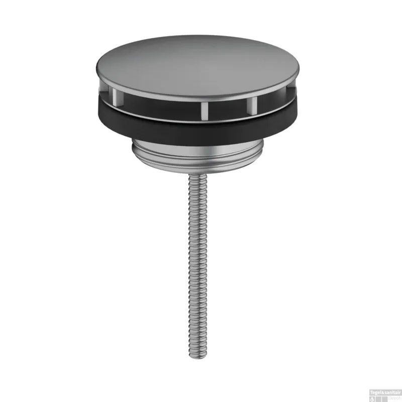 Superprijs Hansgrohe afvoergarnituur niet afsluitbaar, voor wastafels, Brushed Black Chrome