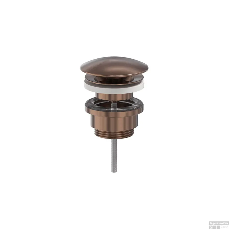 Designplug MAY Always Open Geborsteld Mat Koper PVD Gratis Retour