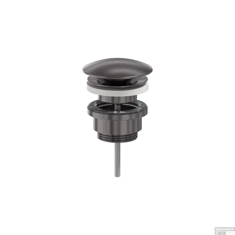 Snelle Levering Designplug MAY Always Open Geborsteld Carbon Black PVD