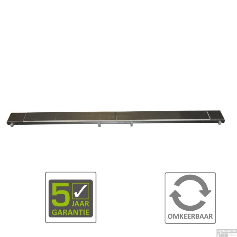 BWS RVS Tegelrooster tbv Douchegoot 100x7 cm Seizoensaanbieding