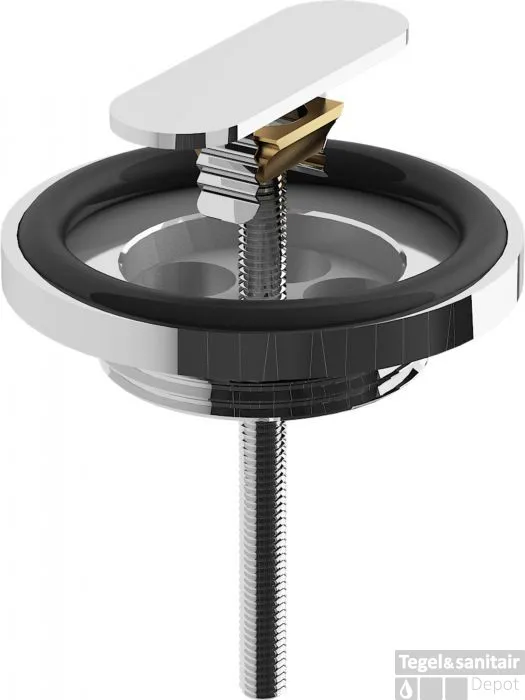 Superprijs Clou Flush Afvoerplug Chroom