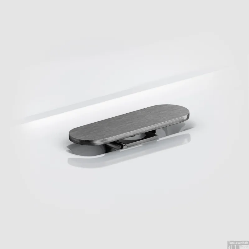 Afvoerplug en sifonaansluiting Clou First Gunmetal Geborsteld PVD Populair
