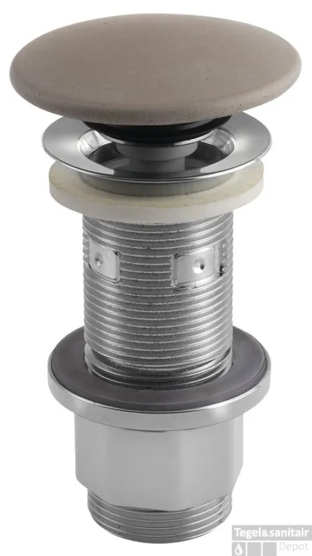 Uitverkoop Clickwaste Sapho 5/4 Beton Plug 10-80mm Mat Zand