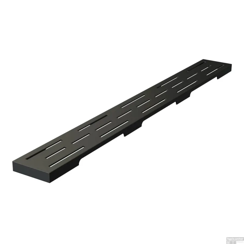 Hoge Kwaliteit Douchegootrooster Brauer StanGrid Zwart Standaard tbv Douchegoot STD/W/PS 60x7 cm