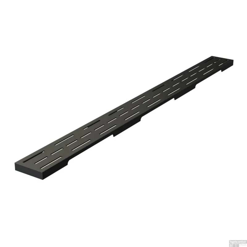 Douchegootrooster Brauer StanGrid Zwart Standaard tbv Douchegoot STD/W/PS 80x7 cm Direct Verzonden
