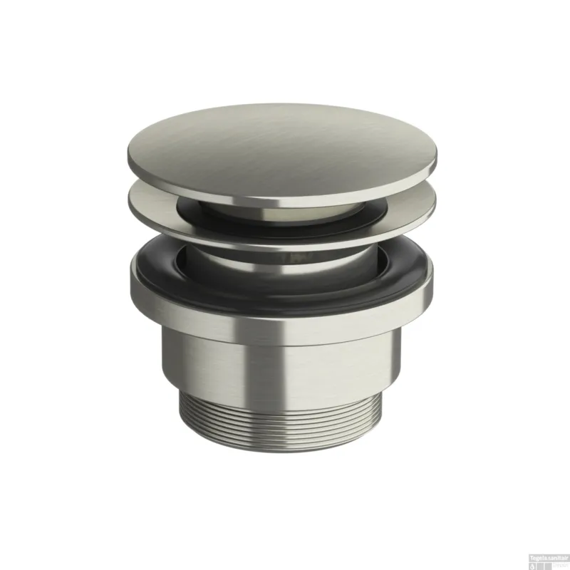 Voordeelprijs Hotbath Archie Clickplug Met Schroef Rond RVS 316 AR710IX