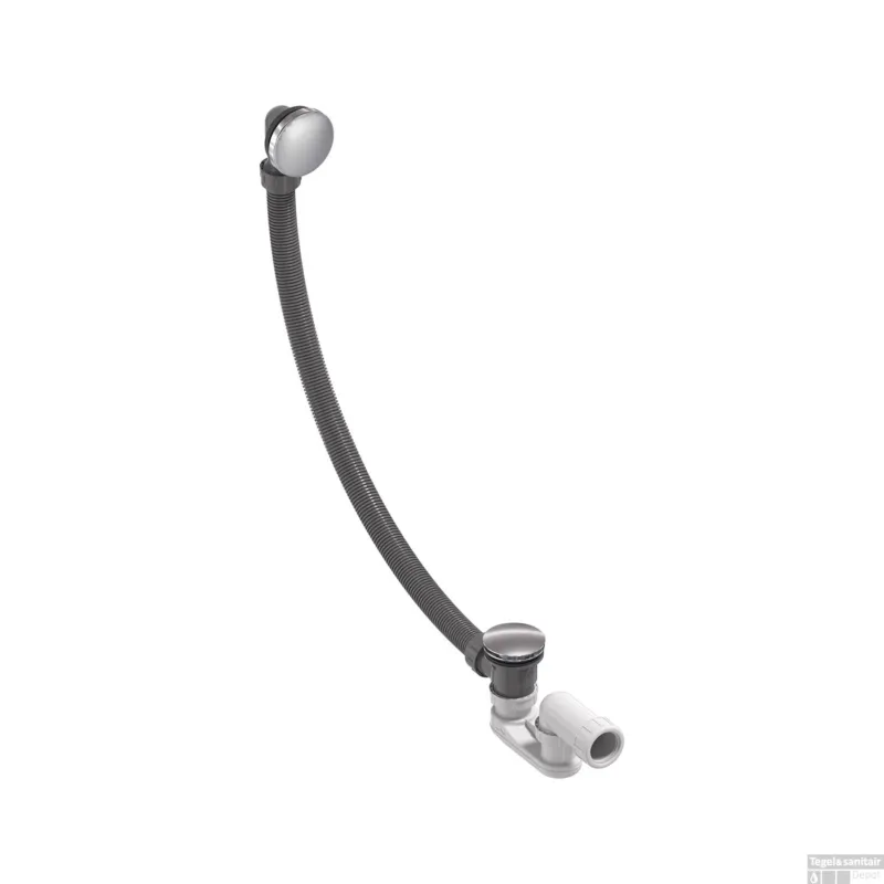 Aanbieding Badoverloopset MAY Incl. Sifon Chroom