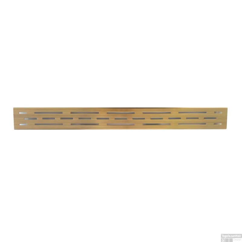 Speciale Aanbieding Los standaard rooster tbv 3e gen douchegoot 110cm Messing Goud