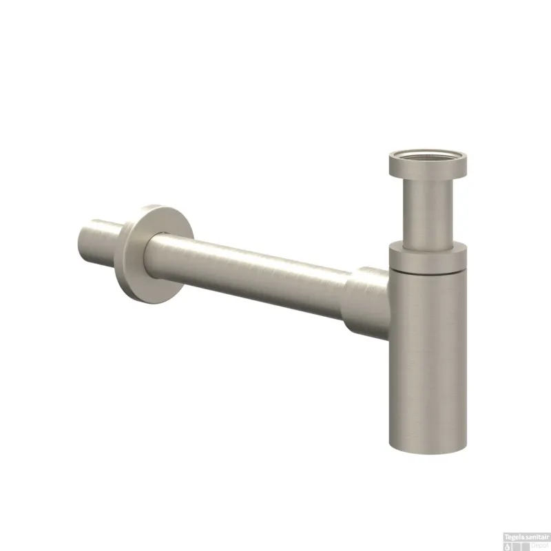 Laatste Kans Design Sifon IVY Hoog Model Geborsteld Nickel PVD