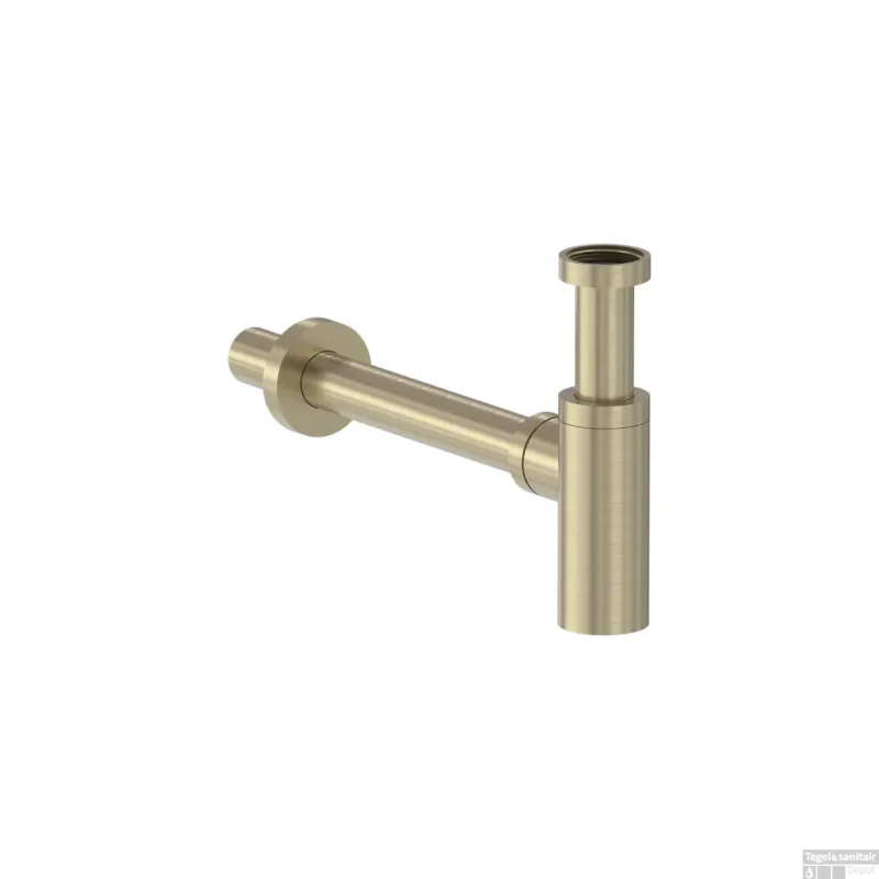 Goedkoop Designsifon MAY Geborsteld Mat Goud PVD