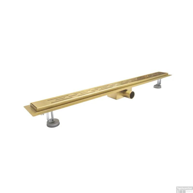 Douchegoot BWS Colorato Compleet 90cm Geborsteld Goud Snelle Levering