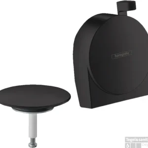 Hansgrohe Exafill S afbouwdeel S badvul-, overloop- en afvoergarnituur, mat zwart Korting