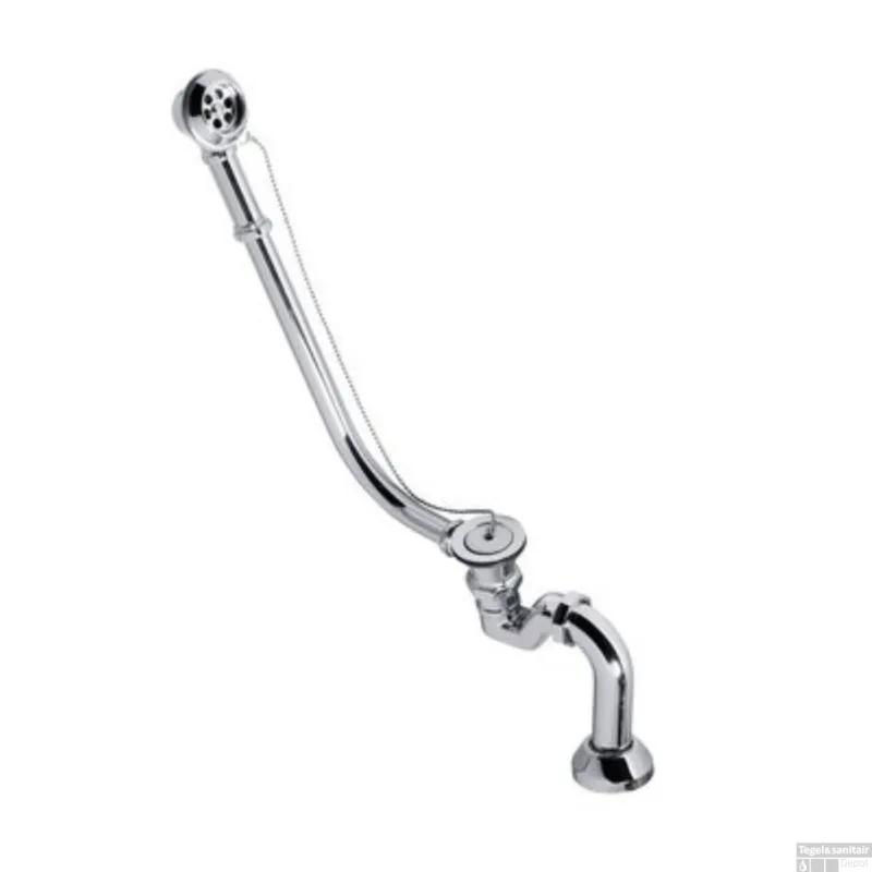 Sapho Badafvoer Retro Inclusief Ketting Plug Chroom tbv Vrijstaand bad Retro Laatste Versie