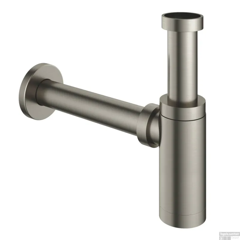 Bestseller Wastafel Sifon Hotbath Gal Rond Geborsteld Nikkel PVD