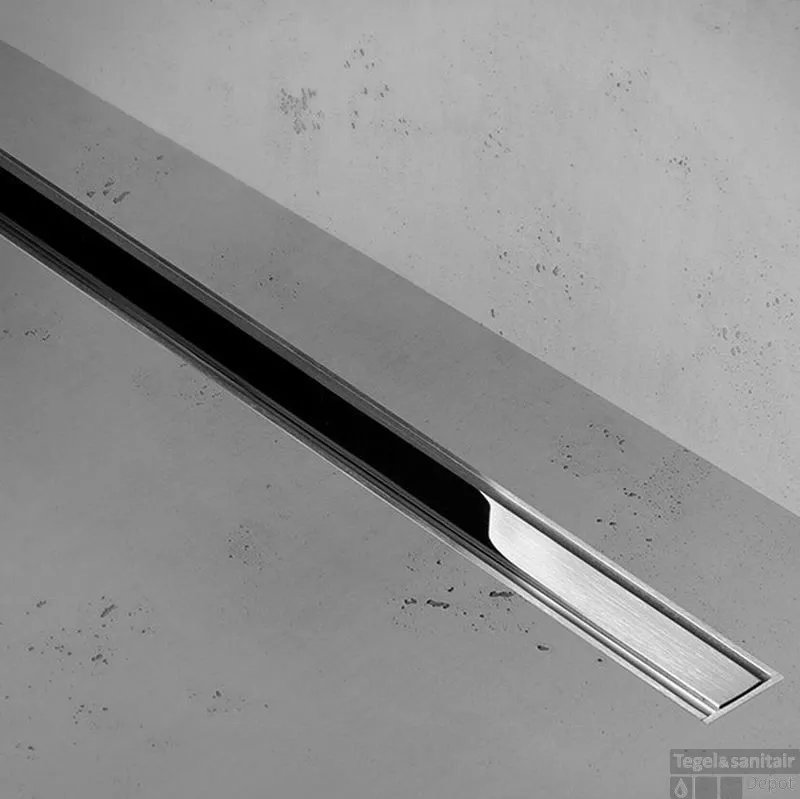Must-Have Easy Drain Xs Taf Douchegoot 180 Cm. Met Rooster Z1 Waterslot 50mm. Rvs Geborsteld
