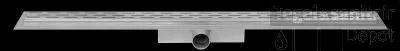 Laatste Versie Easy Drain Compact 50 Douchegoot Met Flens 6 X 110 Cm. Rvs