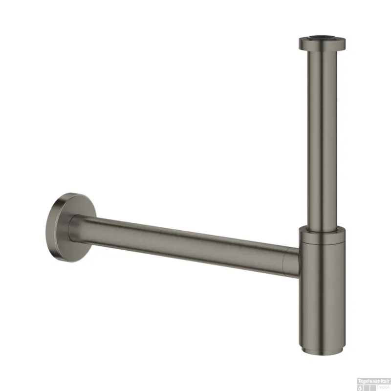 Lage Prijs Bekersifon GROHE Others Verstelbaar Hard Graphite Geborsteld
