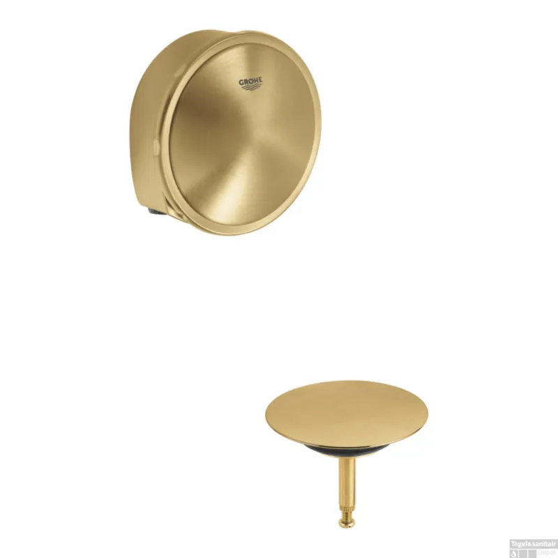 Finale Uitverkoop Badafvoercombinatie GROHE Others Cool Sunrise Geborsteld (excl. inbouwdeel)