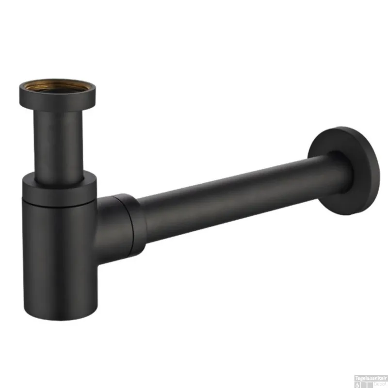 Bestel Nu Sifon Wiesbaden Star Luxe Laag 5/4" Mat Zwart