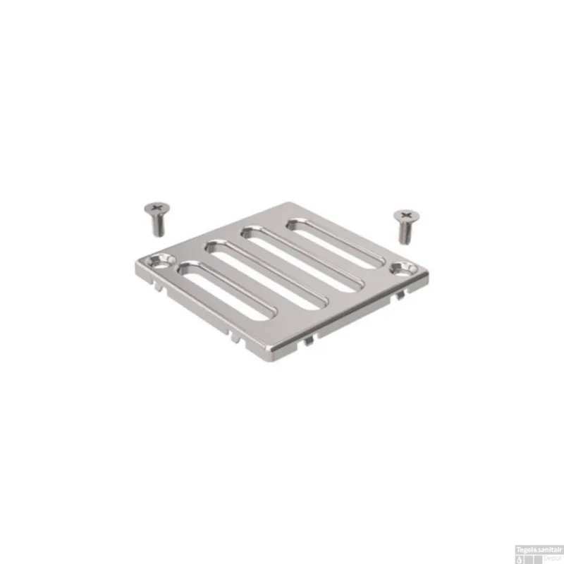 Uitverkoop Putrooster Geberit voor Doucheput Vloer Vergrendbaar 7.1x7.1 cm RVS