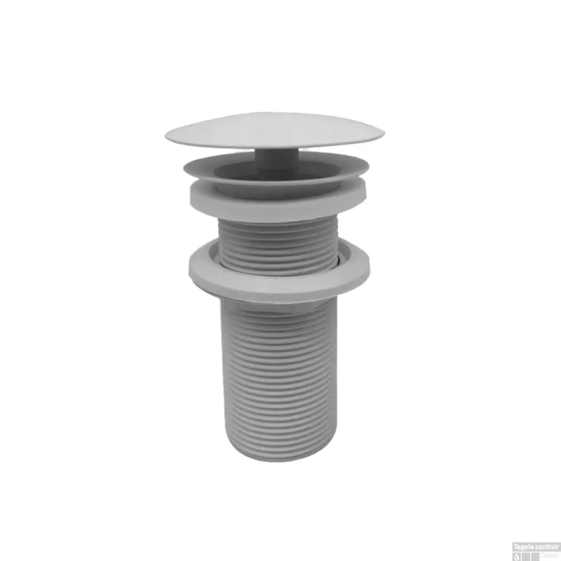 Open Afvoerplug Wiesbaden Caral Verlengd 5/4" Mat Wit Koopje