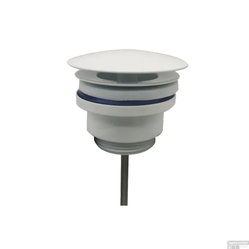 Veilige Betaling Open Afvoerplug Wiesbaden Caral 5/4" Mat Wit