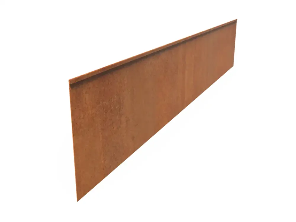 Adezz Kantopsluiting cortenstaal geplet 230 x 0,3 x 39 cm - 5 stuks Uitverkoop