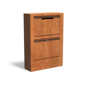 Gratis Retour Adezz Paca brievenbus Cortenstaal 87 x 30 x 125 cm