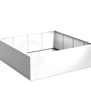 Adezz Carrez Plantenbak Polyester Vierkant 200 x 200 x 60 cm Verkeerswit Seizoensaanbieding