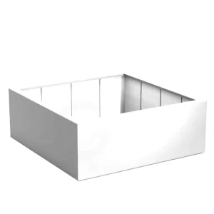 Adezz Carrez Plantenbak Polyester Vierkant 160 x 160 x 60 cm Verkeerswit Beste Prijs